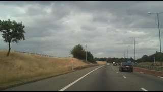 Driving in London  Heathrow T5 to London South Kensington M4 [upl. by Noteloc]