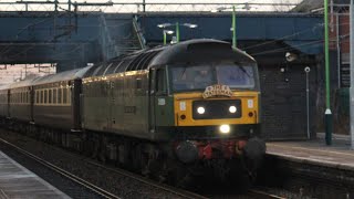 Trains and tones at Acton bridge 60124 Featuring 4781047593 [upl. by Ariaes]