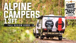 Alpine Campers 13ft  Camper Trailer of the Year 2022 Review [upl. by Arnelle]