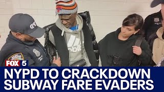 Inside the NYPD crackdown on subway fare evaders [upl. by Loni867]