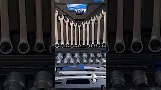 YOFE 38 Pcs Sockets and Wrenches Set [upl. by Greenebaum]