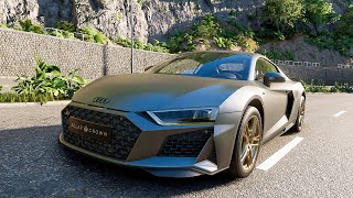 Audi R8 V10 Decennium Coupe Test Drive Unlimited Solar Crown  Thrustmaster T300RS Gameplay [upl. by Namdor259]