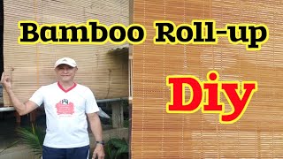 Bamboo Rollup diy [upl. by Inalaehak998]