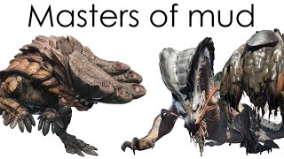 Monster Ecology  Barroth and Almudron in Monster Hunter [upl. by Hasen43]