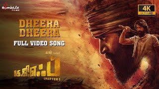 Dheera Dheera  Full Video Song 4K  KGF Chapter 1  Tamil  Yash Srinidhi  Hombale Films  4K [upl. by Yromem163]