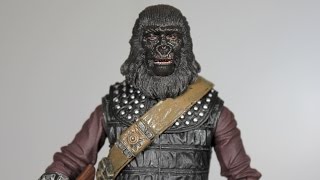 NECA Planet of the Apes GENERAL ALDO figure review [upl. by Dranal965]