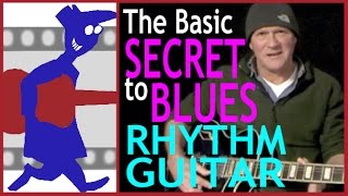 Basic secret to blues rhythm guitar [upl. by Neidhardt]