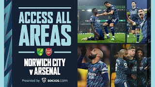 ACCESS ALL AREAS  Norwich vs Arsenal 05  Goals celebrations reactions fans amp more [upl. by Kim]