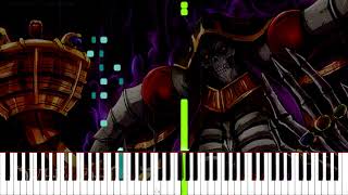 Overlord S3 OP MYTH amp ROID  VORACITY  Piano Cover  Sheet Music 4k [upl. by Bowman993]