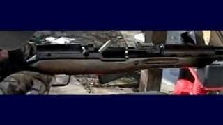 SKS firing at 1200 FPS slow motion bolt cycles in 00333 seconds [upl. by Eerpud]