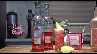 MOCKTAIL RECIPE  PINK BLUSH  FT GIFFARD SYRUP [upl. by Tsnre]