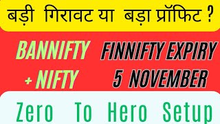 NIFTY BANKNIFTY ANALYSIS FOR 5 NOV  FINNNIFTY  TOMORROW MARKET PREDICTION  FINNIFTY EXPIRY [upl. by Sikram437]