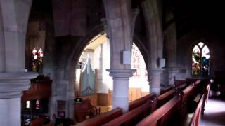 Interior Old Parish Church Peebles Scottish Borders Scotland [upl. by Eissirhc]