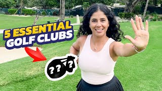 What 5 Golf Clubs do Beginner Golfers Need Golf Basics Explained [upl. by Ettenna]