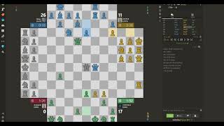 4 Player Chess  Checkmate in 87 moves chess [upl. by Nylhtak]