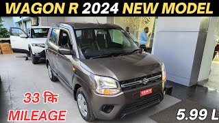 New 2024 Maruti Suzuki Wagonr Vxi Review  wagonr new model 2024  wagon r gadi  wagon r car [upl. by Lynn289]