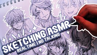 Sketching ASMR LUXIEM Real Time  No Talking [upl. by Alphard]