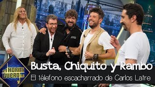 Pablo López y Antonio Orozco se ríen en El teléfono escacharrado de Carlos Latre  El Hormiguero 30 [upl. by Sim]