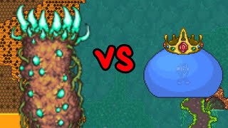 Vortex Pillar vs King Slime  Master Mode [upl. by Gnihc]