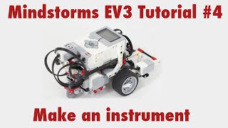 Mindstorms EV3 Tutorial 4 Turn your EV3 into a musical instrument [upl. by Cirdec]