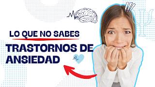 ¿Que Son Los TRASTORNOS DE ANSIEDAD Y SUS TIPOS 🤔🧠EXPLICACIÓN FACIL [upl. by Nnylatsirk]