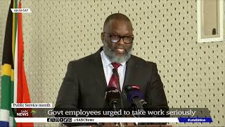 Public Service Month  Govt employees urged to take work seriously Inkosi Mzamo Buthelezi [upl. by Aelhsa839]