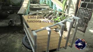 Como hacer una entrada pvc para palomas [upl. by Pammie532]