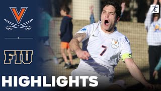 Virginia vs Florida International  NCAA College Cup Soccer  Highlights  November 19 2023 [upl. by Kaliski]