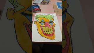 Joker art drawing aquarelle [upl. by Corena108]