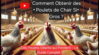 Pourquoi mes poulets de chair sontils si gros et pondentils des œufs [upl. by Naves]