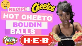 Hot Cheeto Boudin Balls Recipe [upl. by Asilaj]