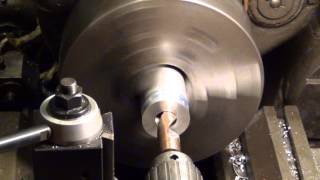 Aluminum Pulley making  PART 1 [upl. by Enelaehs]