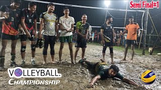 Semi final volleyball match played in rain Volleyball Championship 2024 Heavy rain Dirty Ground [upl. by Doomham322]