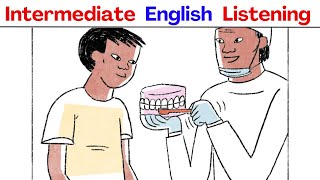 Learn English Vocabulary At The Dentist Comprehensible Input B1 [upl. by Anaert]