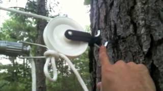 Setting Up a Pulley Clothesline [upl. by Ardnaet682]