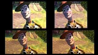 Toy Story VHS vs VCD vs DVD vs BluRay [upl. by Stuart]