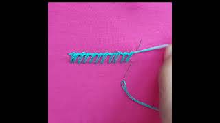 Basic hand embroidery stitch tutorial embroidery diy sewing beautifulhandembroideryflowerdesign [upl. by Ojahtnamas445]