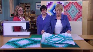 Behind the Scenes on LOQtv 3200 Series A Simpler Bargello Quilt [upl. by Ludwigg]