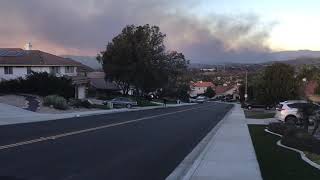 Fire San Diego North County Bonsall Fire 2017 Dec [upl. by Zinck]