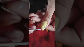 🌼Flower wali 💅nailart banaye toothpick se ghar par nailartyt shortvideoytshorts cutestmoments [upl. by Alenas]