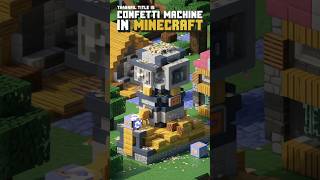 I Built a Confetti Machine in Minecraft [upl. by Ahsiatal]