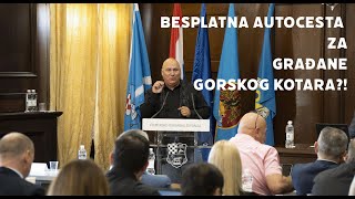 Vaučeri i besplatna autocesta za građane Gorskog kotara [upl. by Nirra]