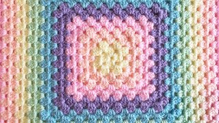 Crochet a Perfect Seamless Granny Square amp no twisting [upl. by Nefets107]