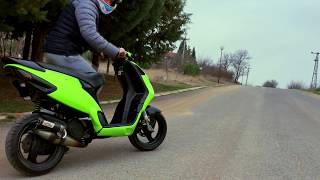 NRG 70cc MHR sound Gianelli ShotDellorto 21 [upl. by Neeven]