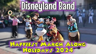 Disneyland Band with Characters  Happiest March Along on Earth Christmas Songs  Mickey amp Friends [upl. by Dina]