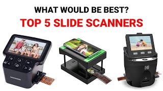 Best Slide Scanners on the Market Top 5 Best Film Scanners Review✅✅✅ [upl. by Anirtruc]