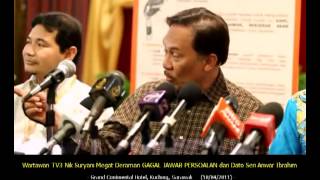 Wartawan TV3 Nik Suryani Megat Deraman GAGAL JAWAB PERSOALAN dari Dato Seri Anwar Ibrahim JAM OMEGA [upl. by Nivac957]