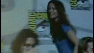 Kate Beckinsale hugs tearful fan at ComicCon 2005 [upl. by Ennyroc]