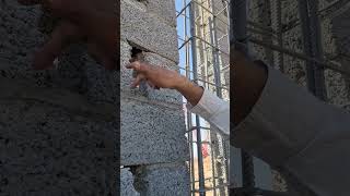 Composite concrete as bonding good bonding in wall with column joint [upl. by Uile]