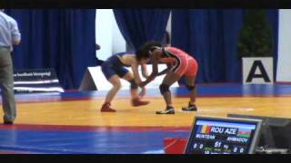 Li Ni CHN dec Erin Golston USA 44 kg preliminary womens freestyle at Junior Worlds [upl. by Lacsap]